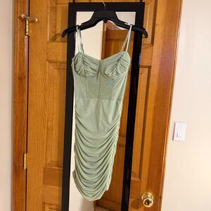 Mint Green Mini Dress